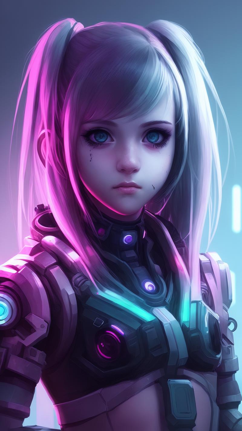 a cute girl, (epic portrait_0.85),[[[cyberpunk]]] seed-1480521774_time-20230523015510.png